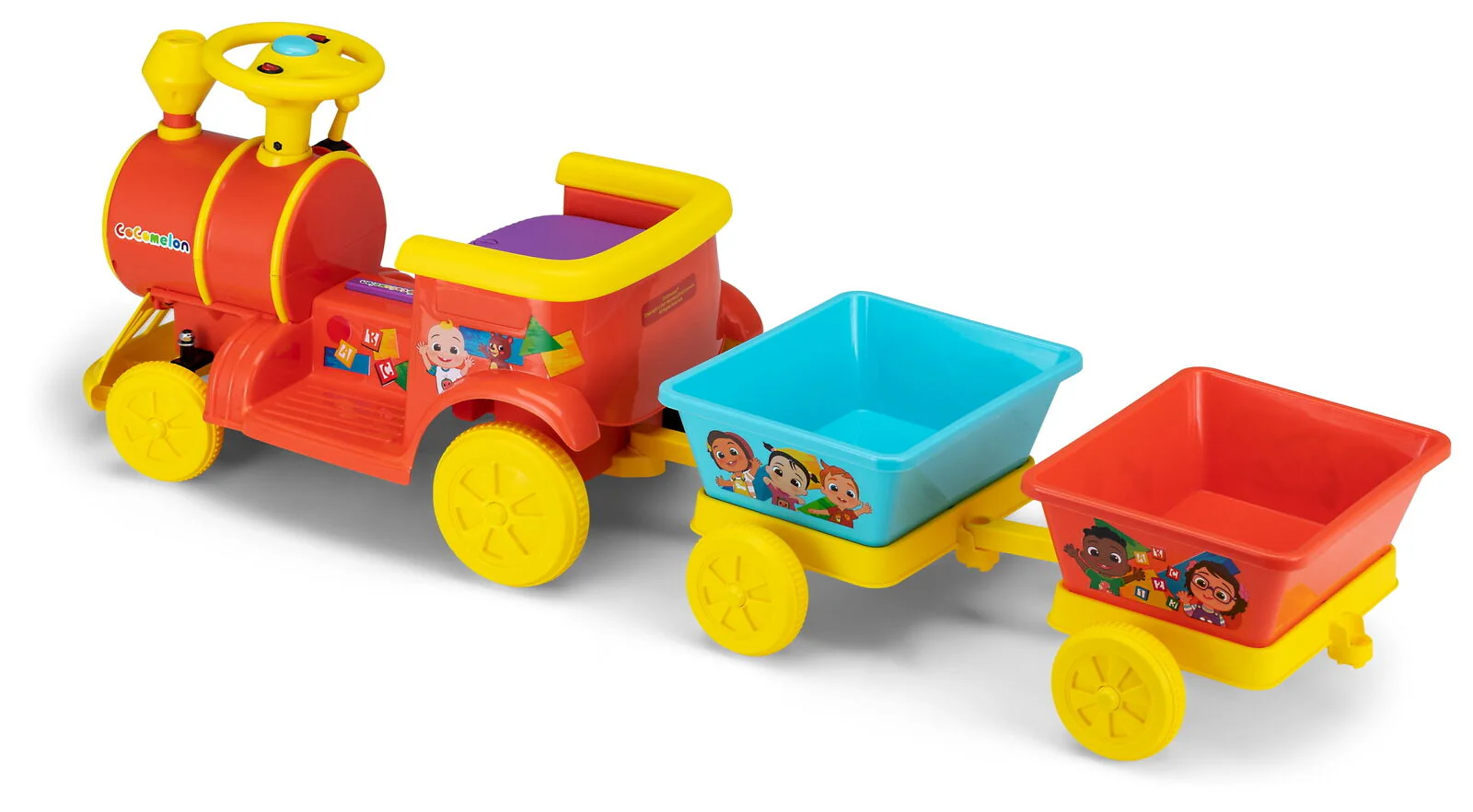 Cocomelon Choo Choo Train Ride-On Toy, 6-Volt Battery-Powered - Image 4