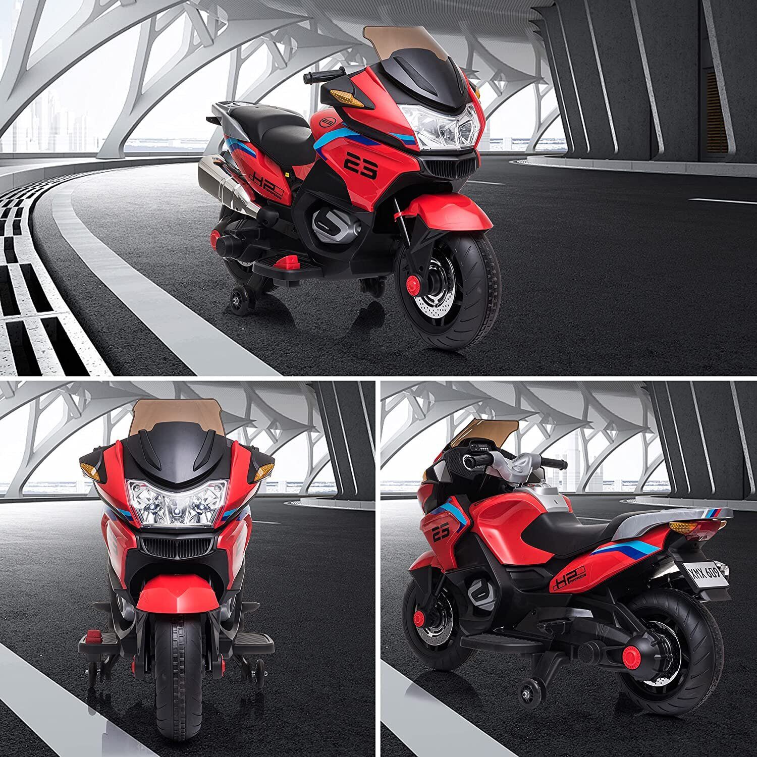 COLOR TREE Kids 12V Electric Motorcycle with Music and Battery Power - Perfect Ride On Car Gift - Image 9