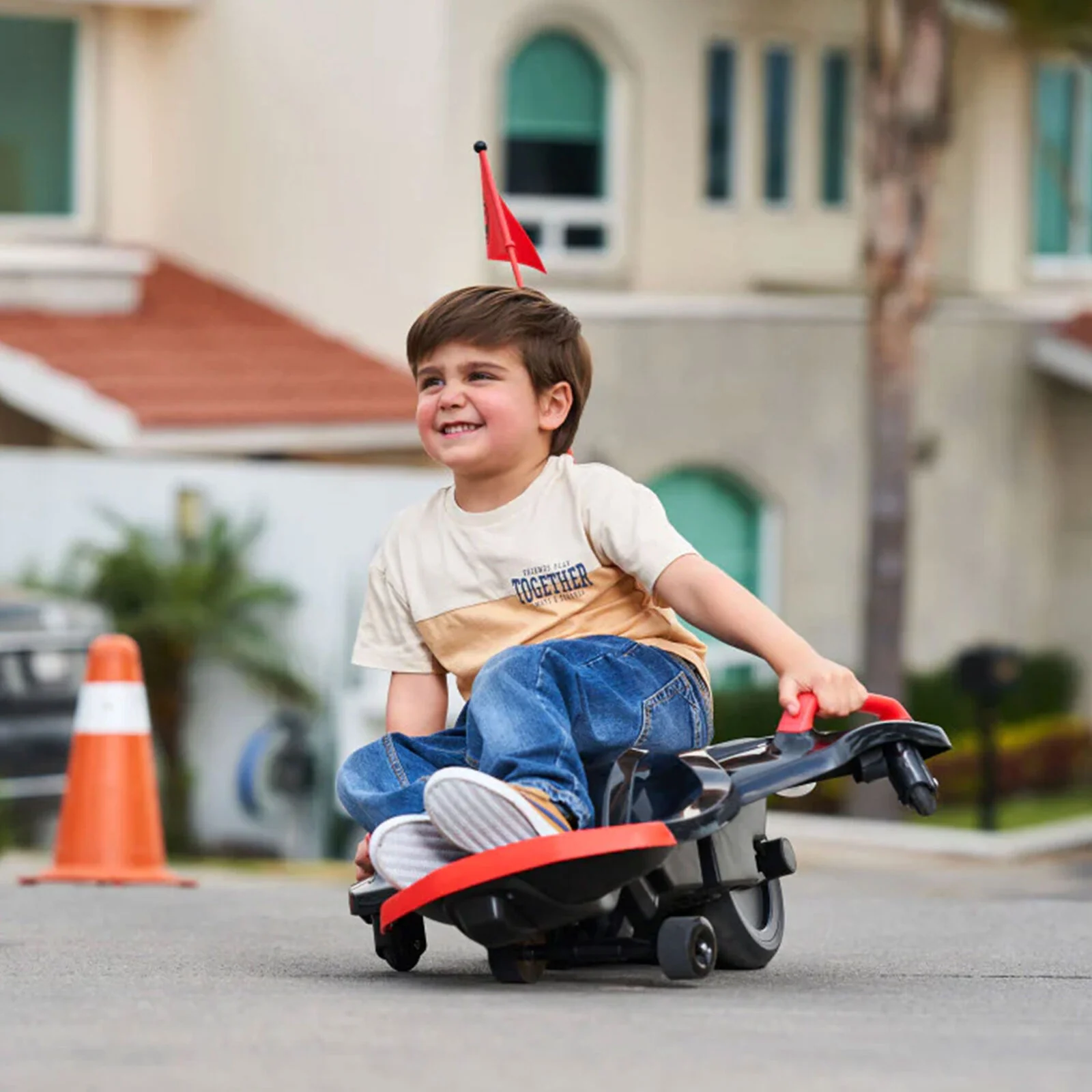 Compact 12V Rechargeable Ride-On Toy Vehicle - Rollplay Nighthawk Bolt, Black - Image 12