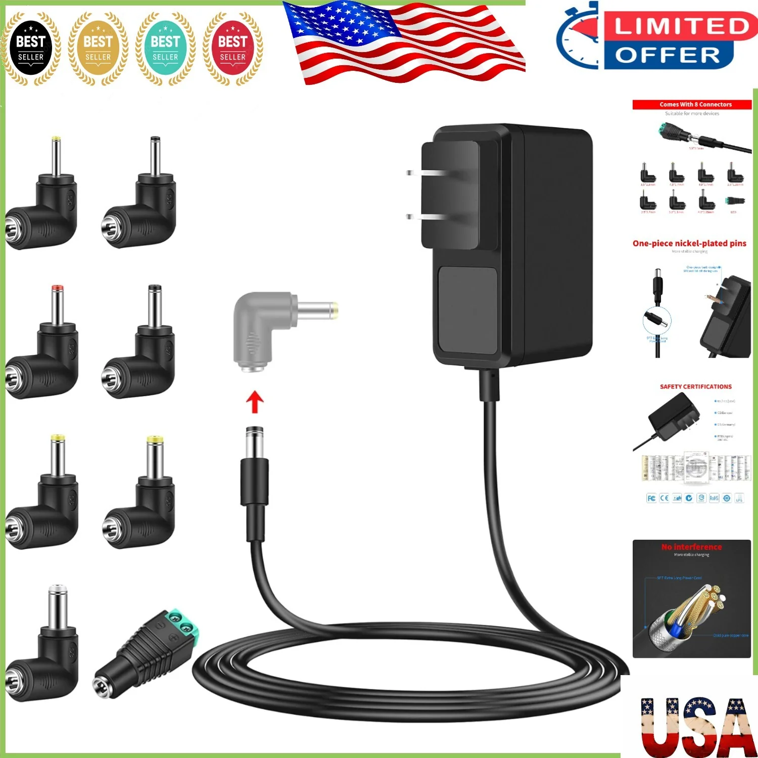 Compact 6V Battery Charger Wall-Mountable for Kid Trax and Huffy Ride-On Toys - Image 10