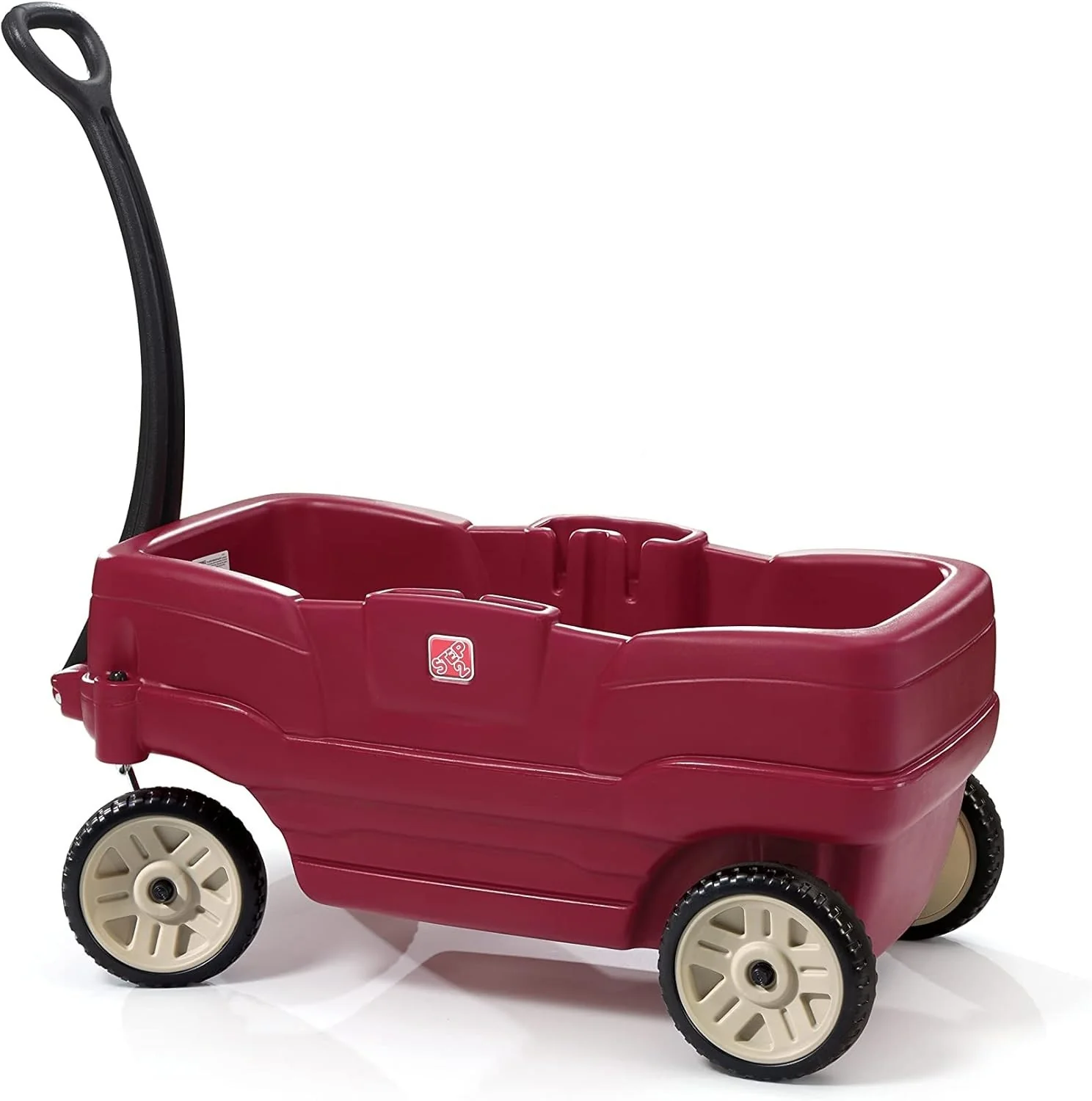 Compact Easy-to-Clean Kids Wagon with Side Storage, 75 lb Capacity - Image 4