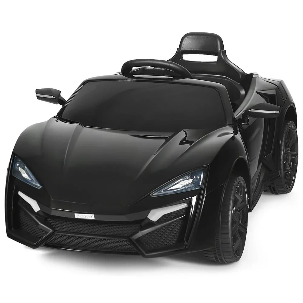 Costway 12V Kids Ride-On Car with Remote Control, Lights, MP3 Player, and Openable Doors - Image 13