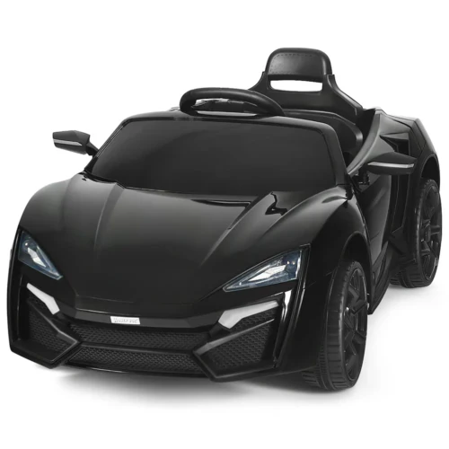 Costway 12V Kids Ride-On Car with Remote Control, Lights, MP3 Player, and Openable Doors - Image 2