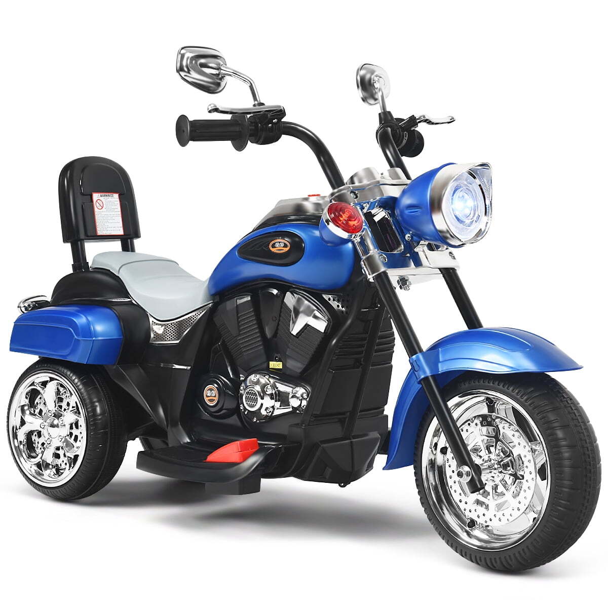 3-Wheel Electric Ride-On Motorcycle for Kids with 6V Battery and Music - Image 12