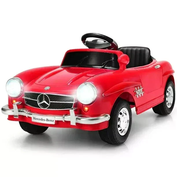 Red Replacement Electric RC Kids Car Wheel for Mercedes-Benz 300SL AMG - Image 4
