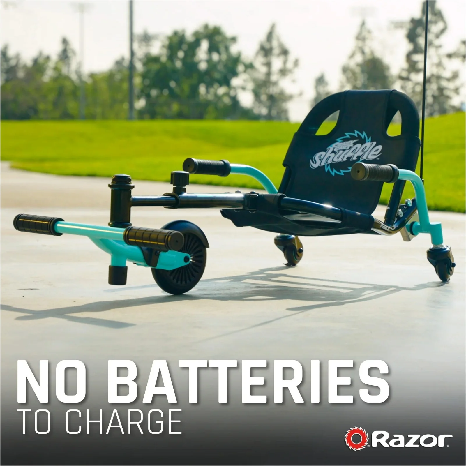 Kid-Powered Drifting Go-Kart Ride-On for Ages 4+ - Image 8