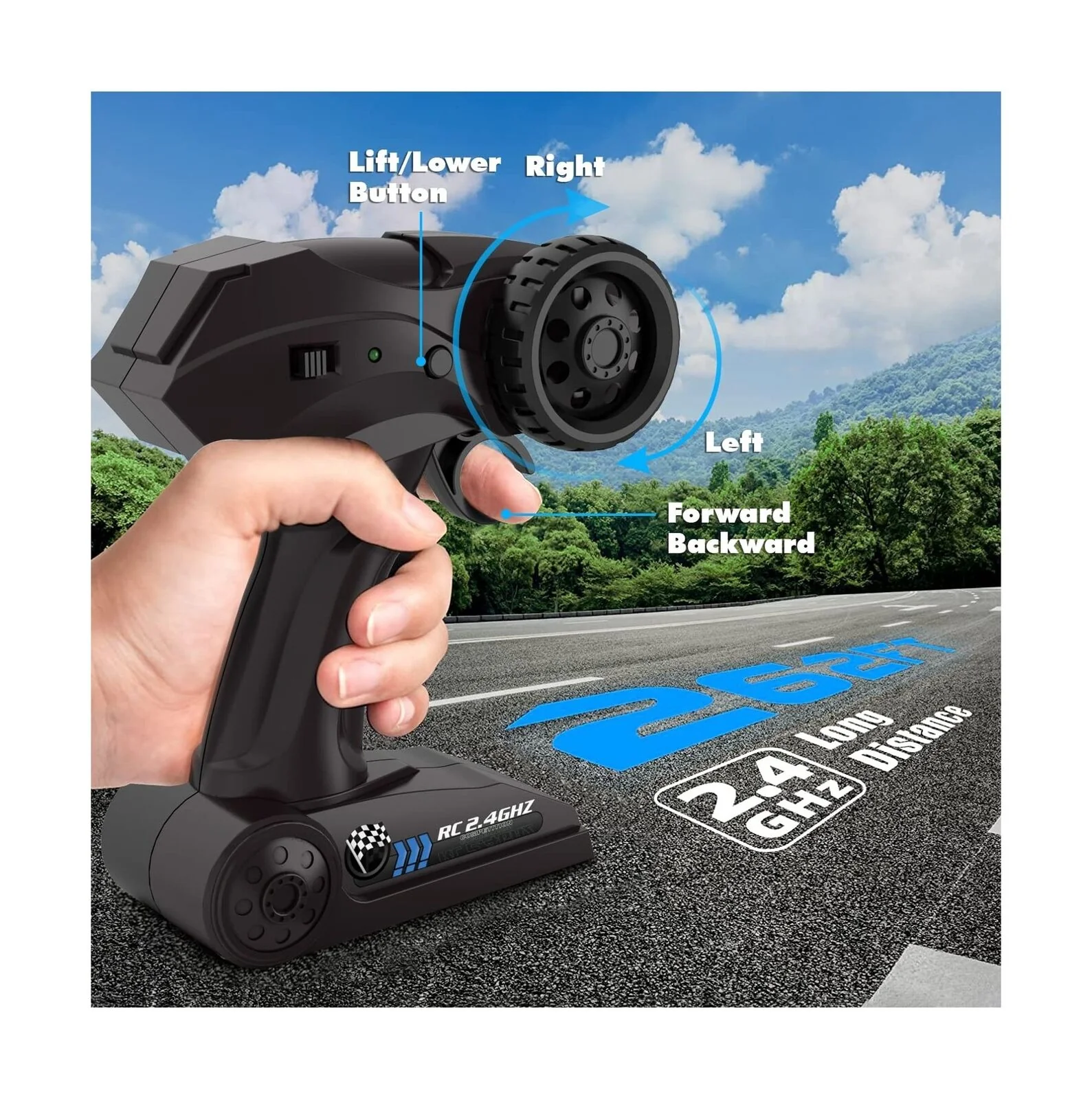 CROBOLL 1:12 RC Car for Boys with Lifting Function and 4WD - Image 7