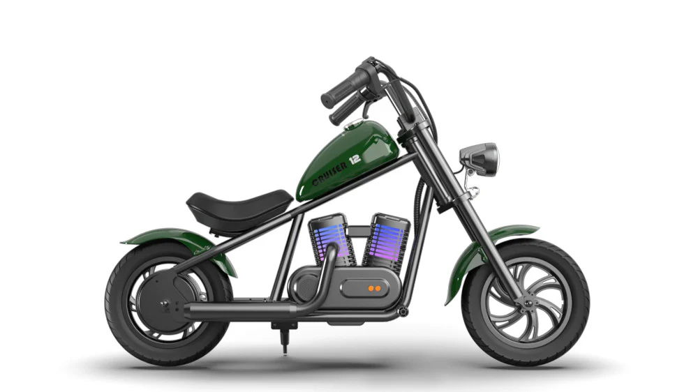 12-Inch Plus Kids Electric Motorcycle with 160W Motor and Three-Speed Control - Image 5