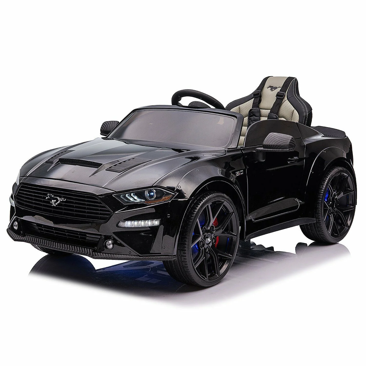 Custom Edition 24V Boys Ride-On Ford Mustang GT - Dual Motors + Remote Control - Image 4