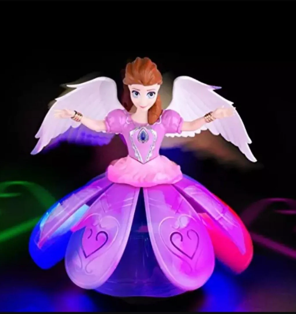 Dancing Angel Doll Robot Toy with Music, Lighting, and Rotating Features for Girls - Image 13
