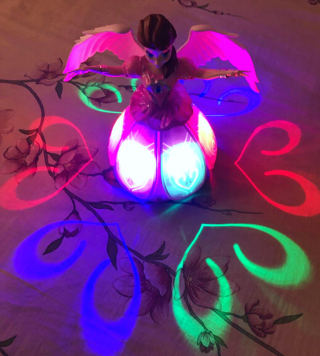 Dancing Angel Doll Robot Toy with Music, Lighting, and Rotating Features for Girls - Image 2