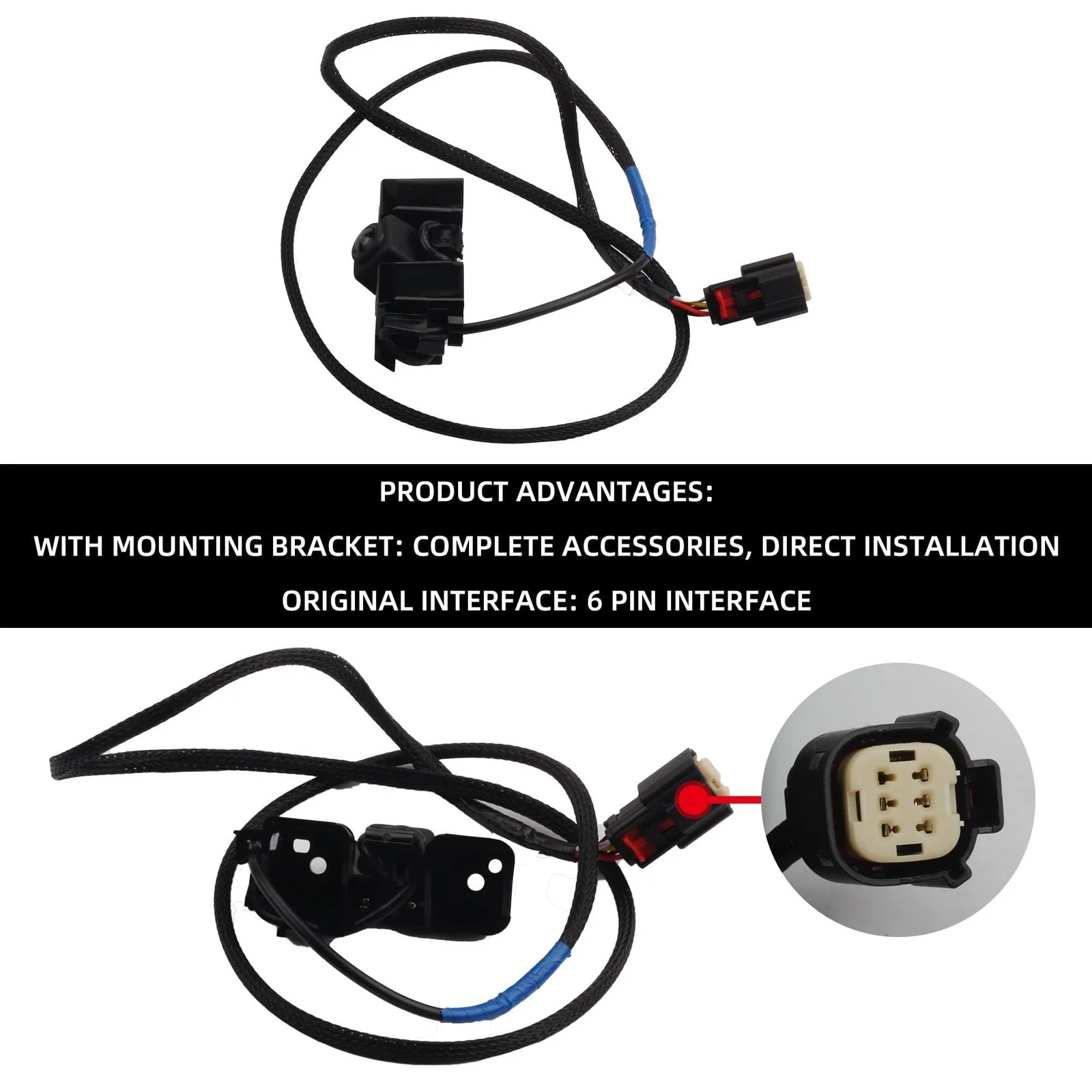 Dasbecan Rearview Camera Replacement for Chevrolet Silverado and Chevrolet Tahoe - Image 4