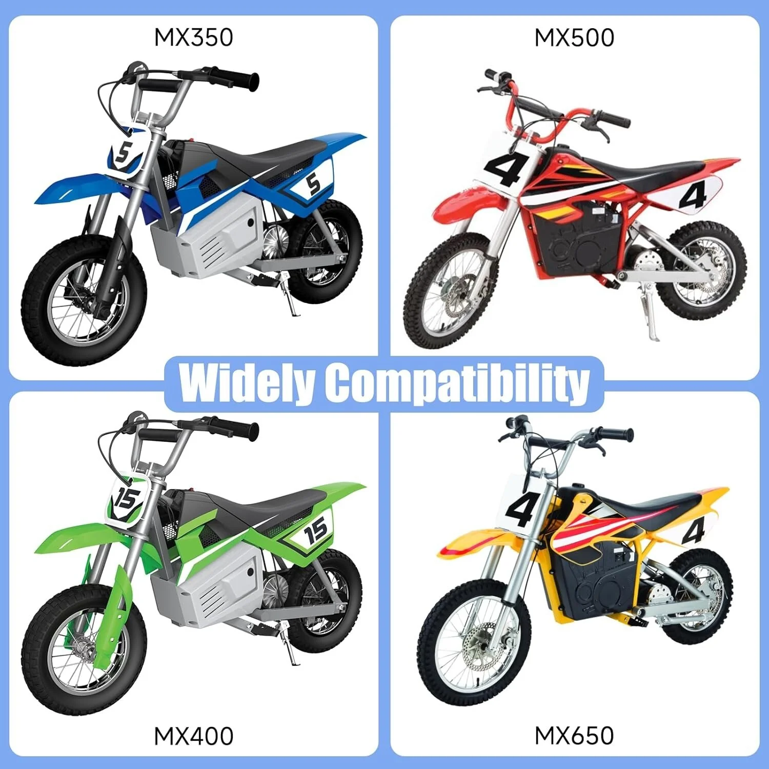 Training Wheels for Dirt Bikes Compatible with Razor MX350 MX400 MX500 MX650 Electric Models - Image 5