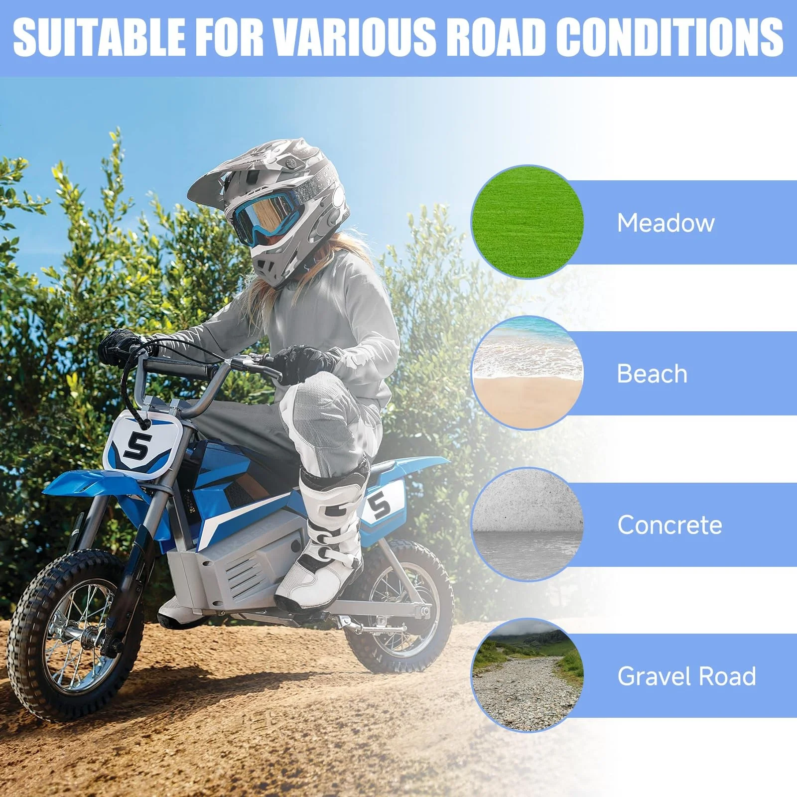 Dirt Bike Training Wheels Compatible with Razor MX350 MX400 MX500 MX650 Electric Models - Image 7