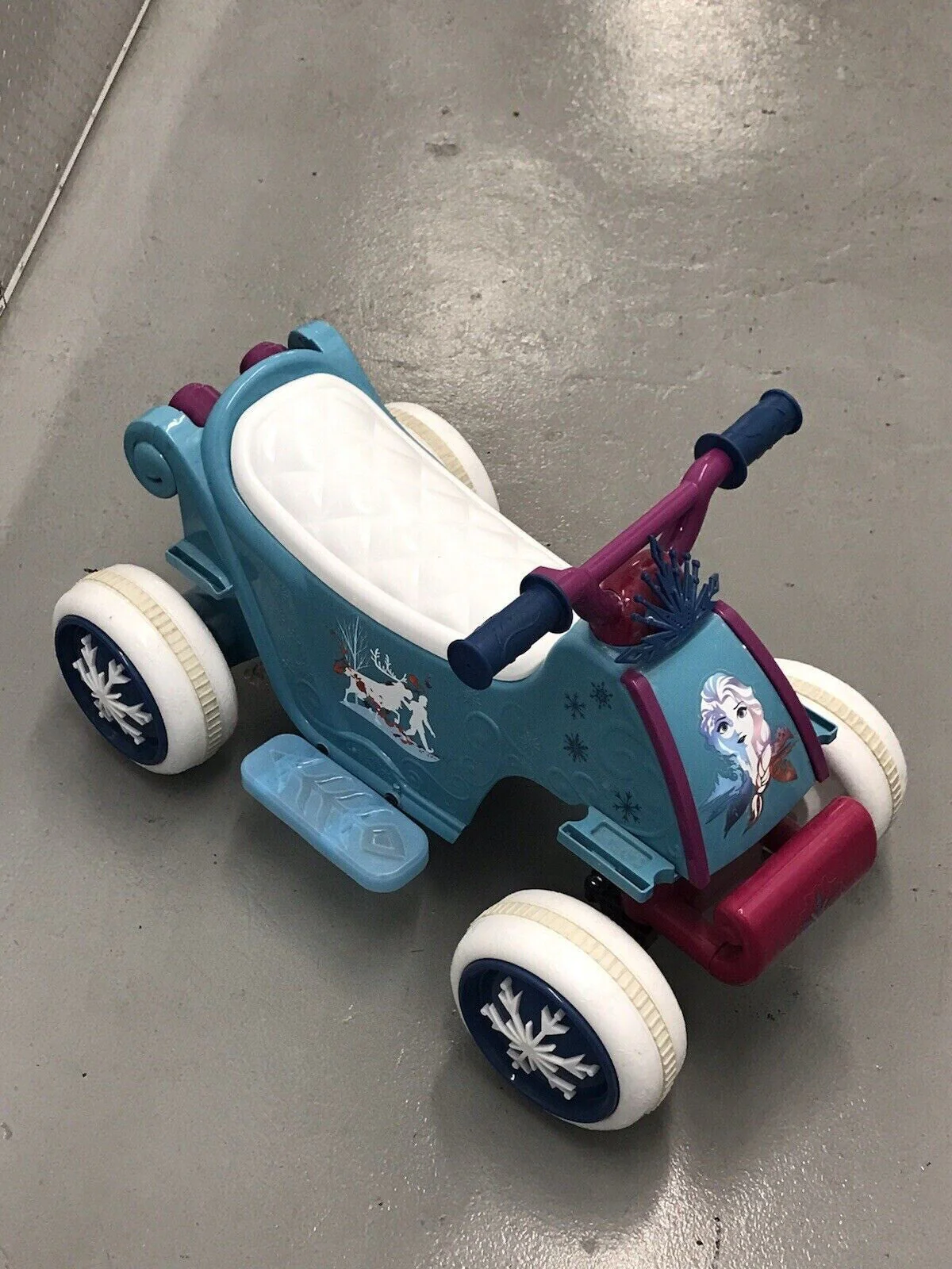 Frozen 2 Electric Quad Toddler Ride-On Toy with Kid-Friendly Design