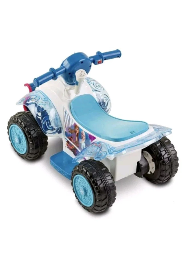 Frozen 2 Kid's 6V Quad Ride-On Toy with 4 Wheels for Toddlers - Image 2