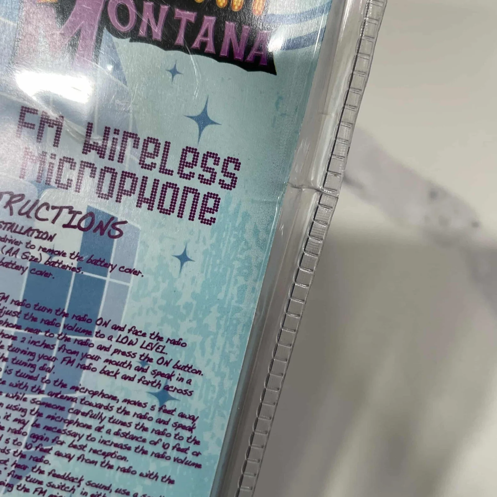 Disney Hannah Montana FM Microphone with Hologram Card - Image 4