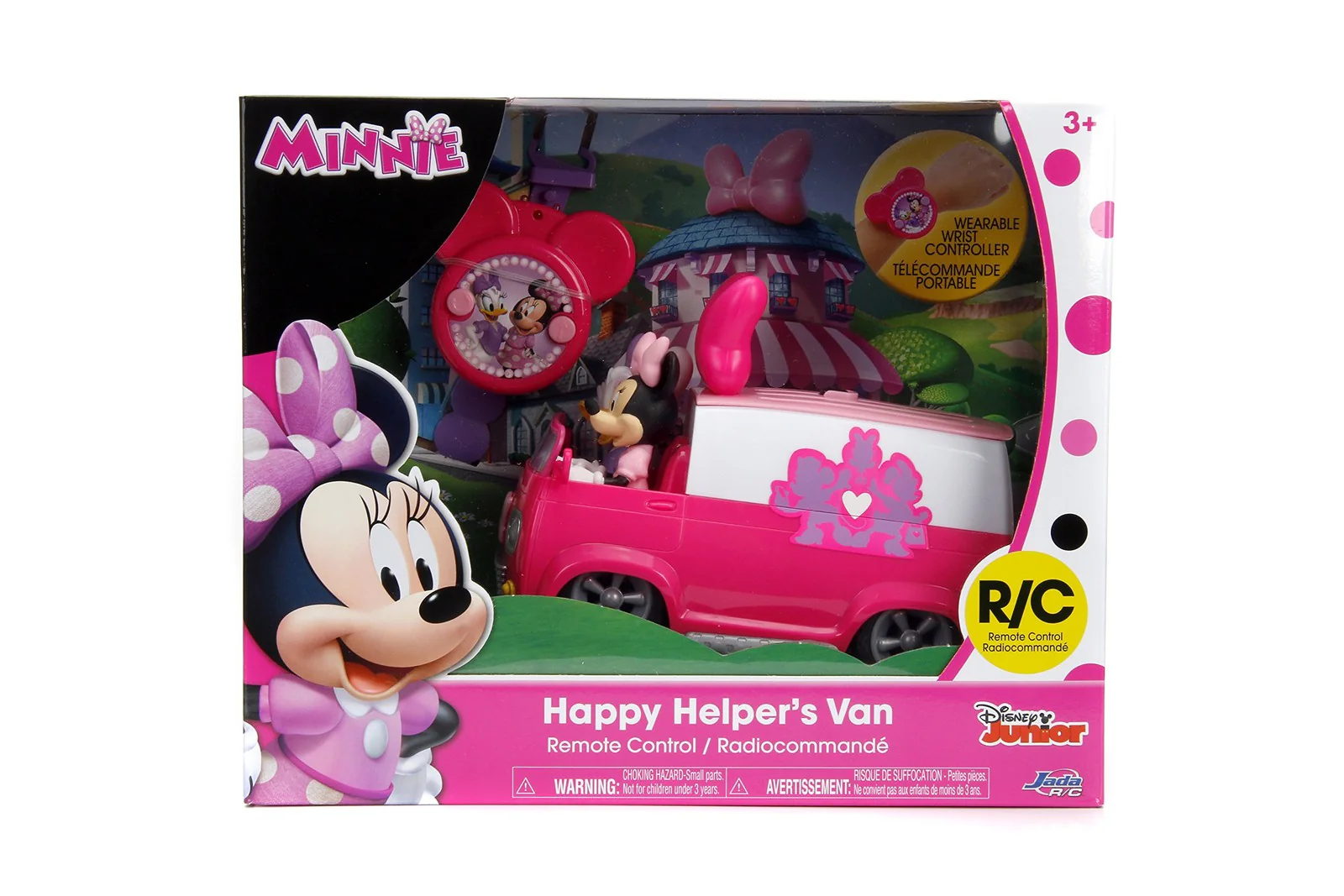 Junior Minnie Mouse Happy Helper RC Ride-On Van Toy for Ages 3 and Up - Image 6