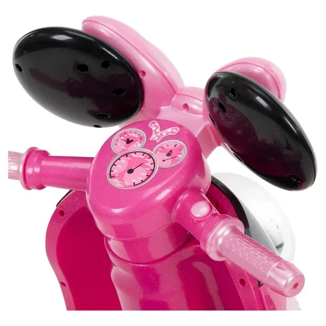 Battery-Powered Pink Minnie Mouse Electric Scooter for Kids Ages 3-7 - Image 7