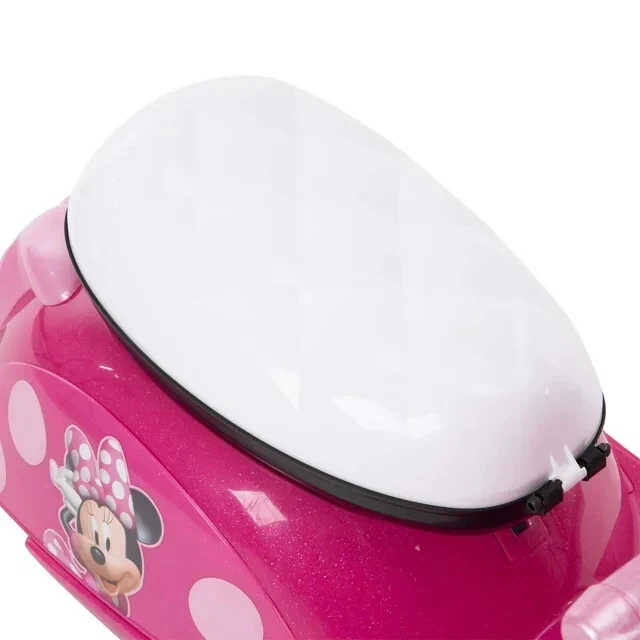 Battery-Powered Pink Minnie Mouse Electric Scooter for Kids Ages 3-7 - Image 8