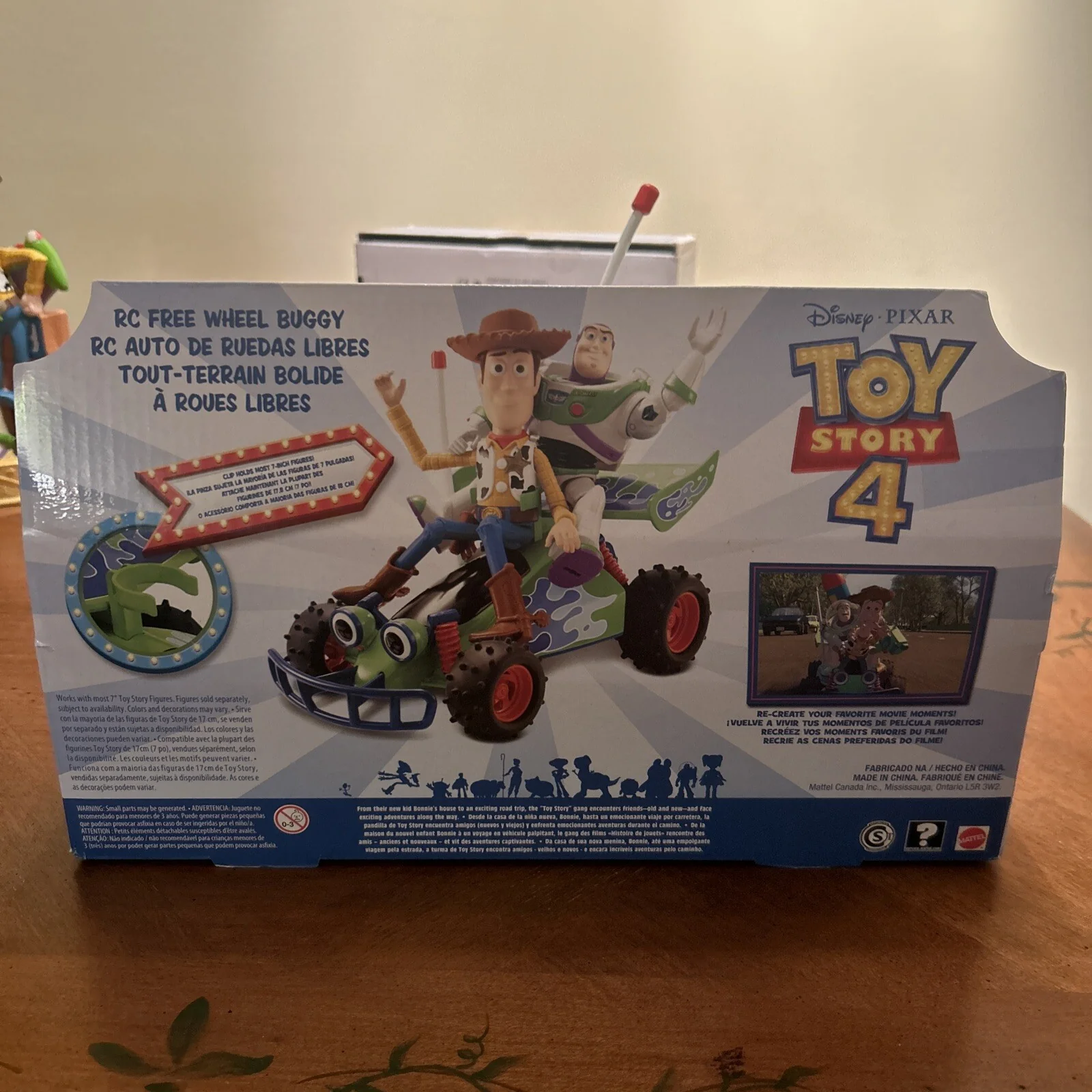 Toy Story 4 Remote Control Free Wheel Buggy Push and Go Vehicle - Image 2