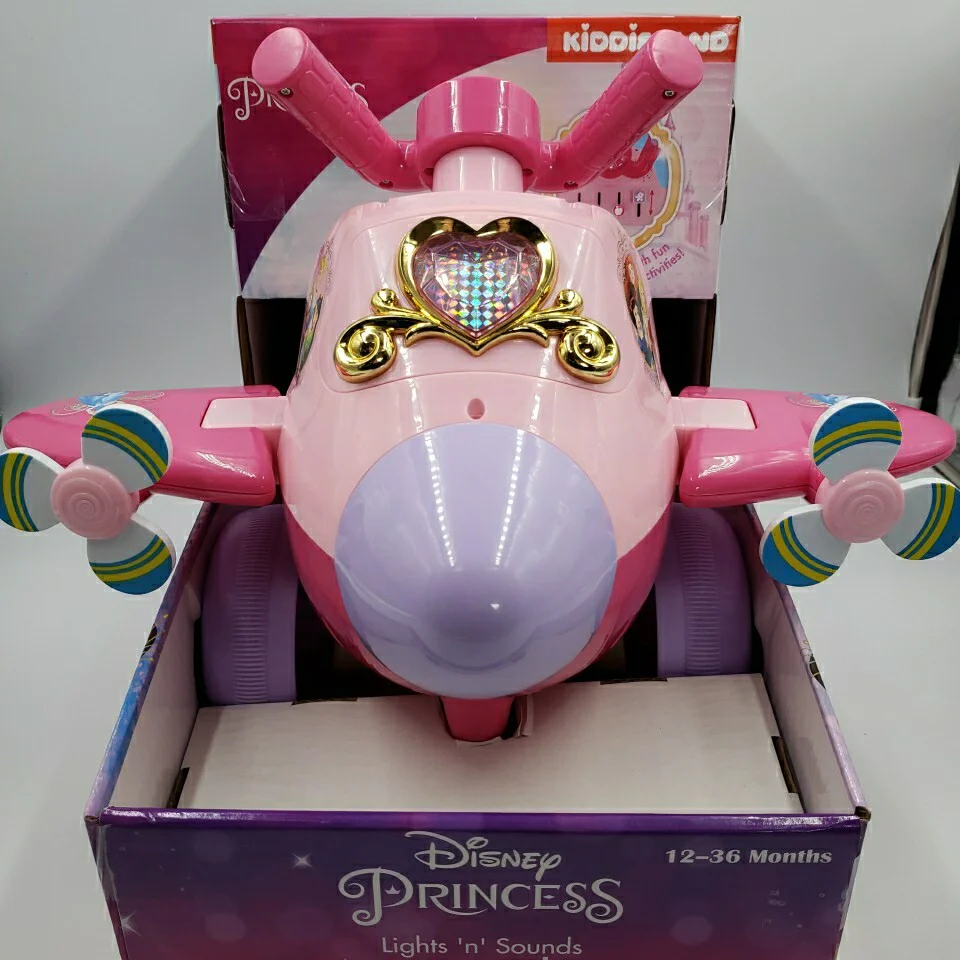 Princess Helicopter Ride-On Toy with Lights and Sounds for Ages 1-3 - Image 18