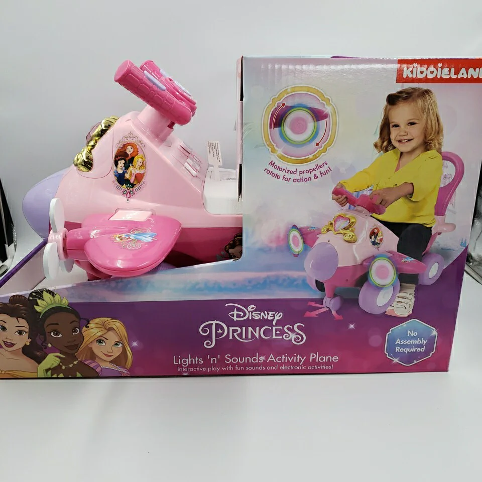 Princess Helicopter Ride-On Toy with Lights and Sounds for Ages 1-3 - Image 6