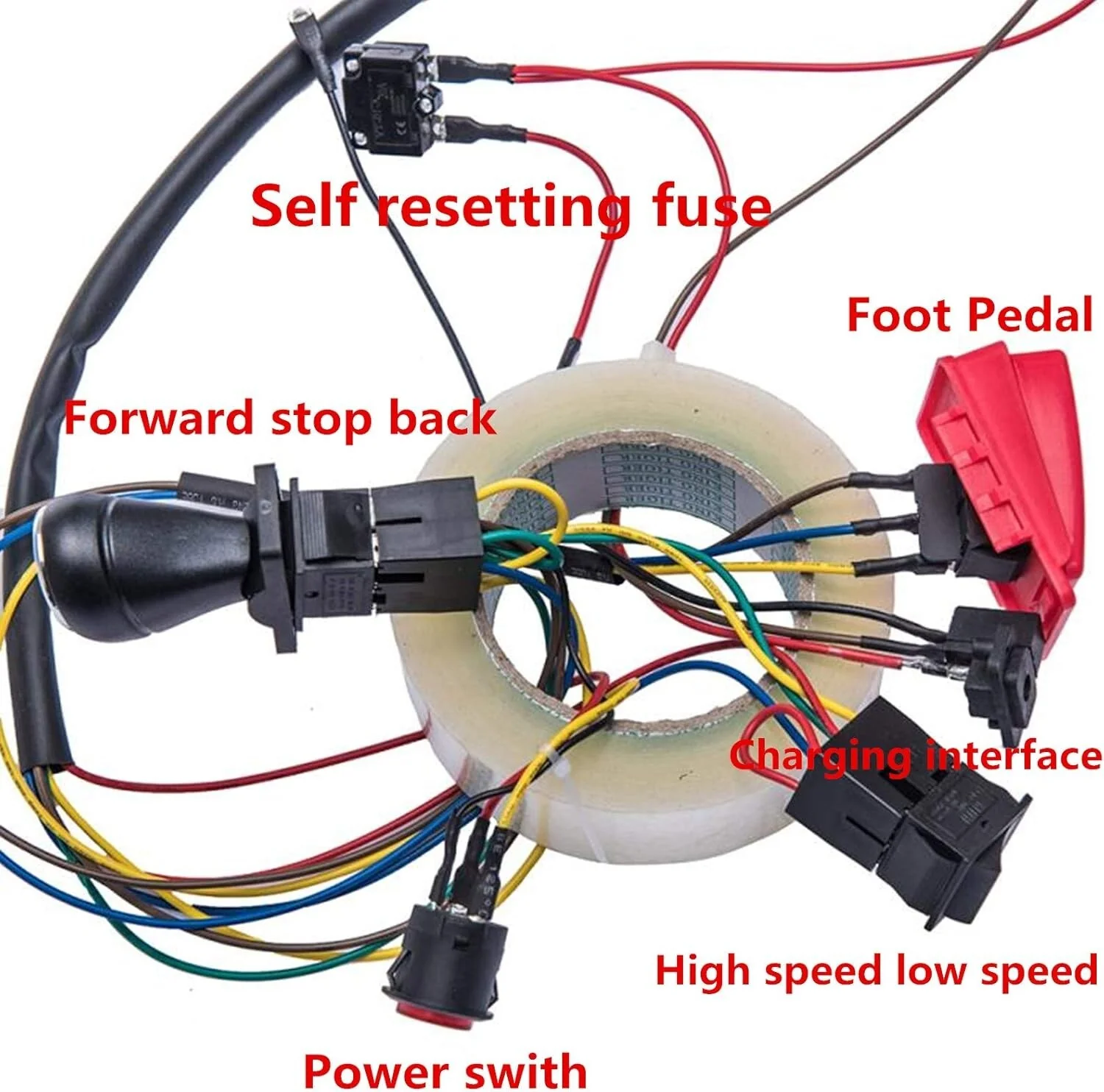 DIY Electric Car Kit Accessories for Kids Gearbox Wires and Custom Speed Control - Image 7