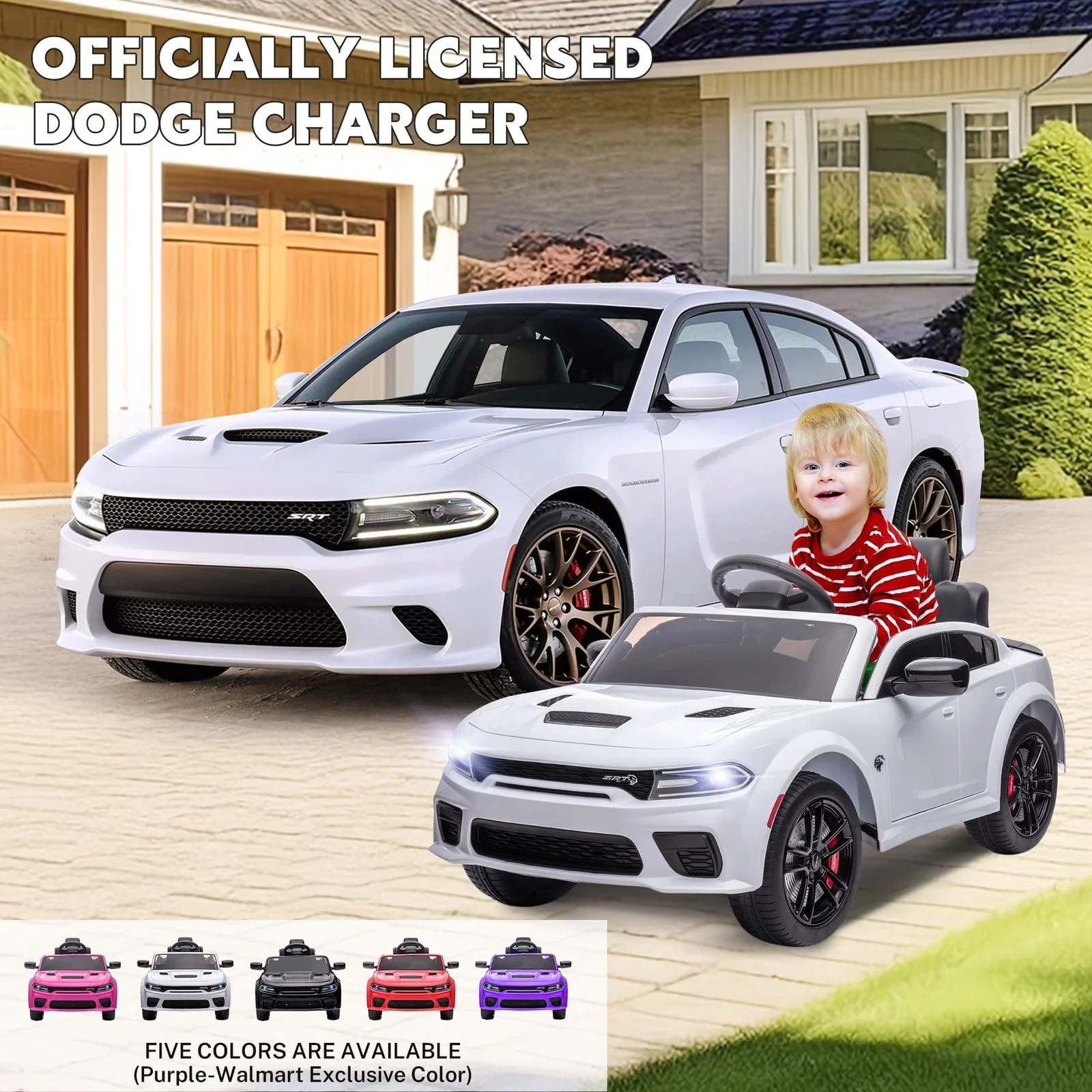 12V Powered Ride-On Toy Car with Remote Control, MP3, and LED Lights for Kids - Image 3