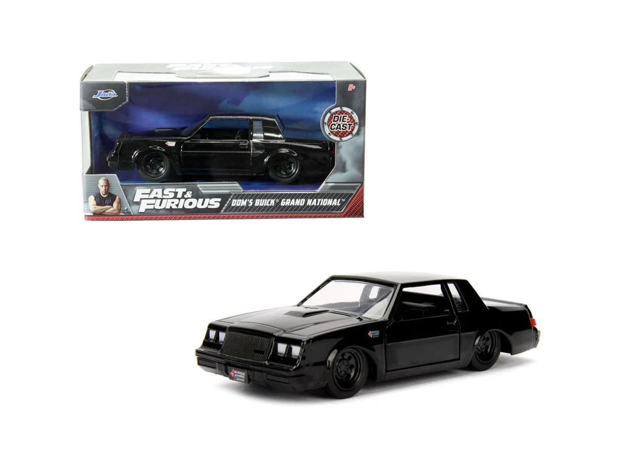 1/32 Scale Diecast Model of Dom's Black Buick Grand National from Fast & Furious Movie - Image 2