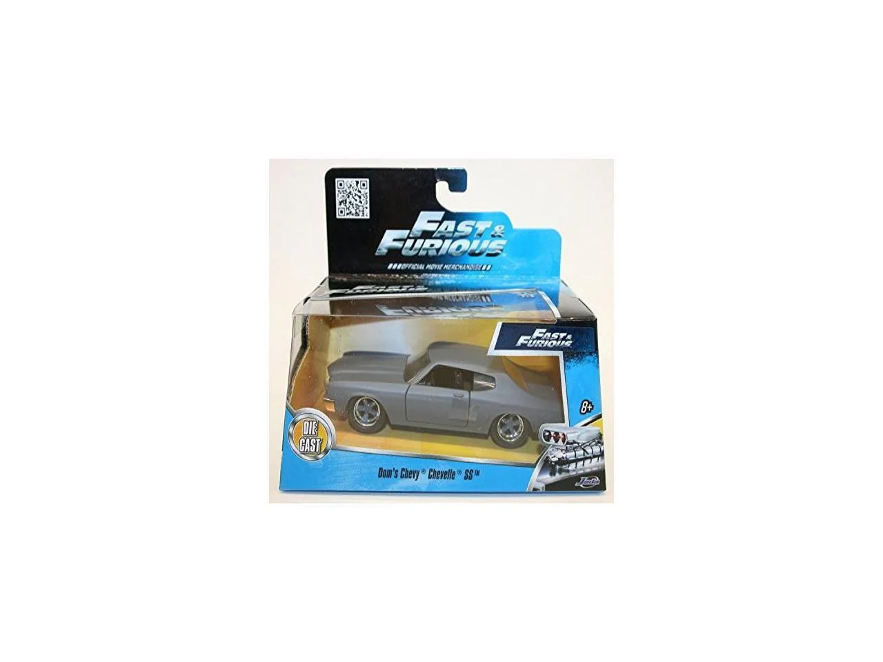 1:32 Scale Diecast Model of Grey Chevrolet Chevelle SS from Fast and Furious Movie