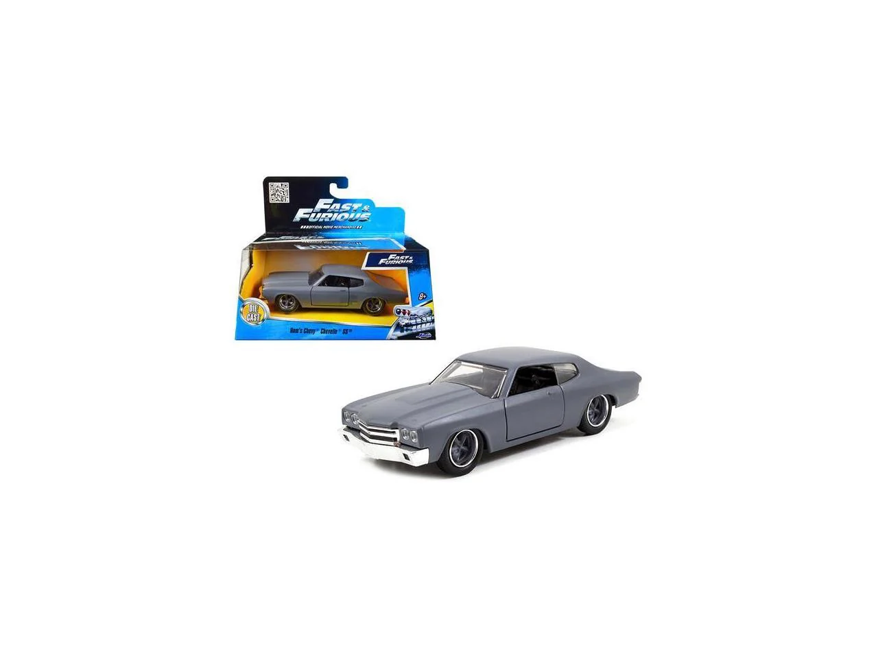 1:32 Scale Diecast Model of Grey Chevrolet Chevelle SS from Fast and Furious Movie - Image 4