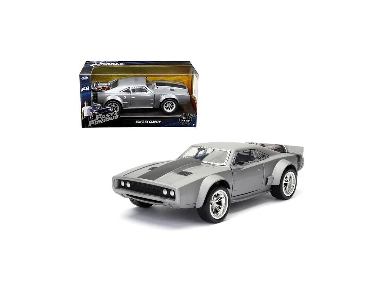 1/24 Diecast Model of Dom's Dodge Ice Charger from Fast & Furious F8 Movie by Jada - Image 8