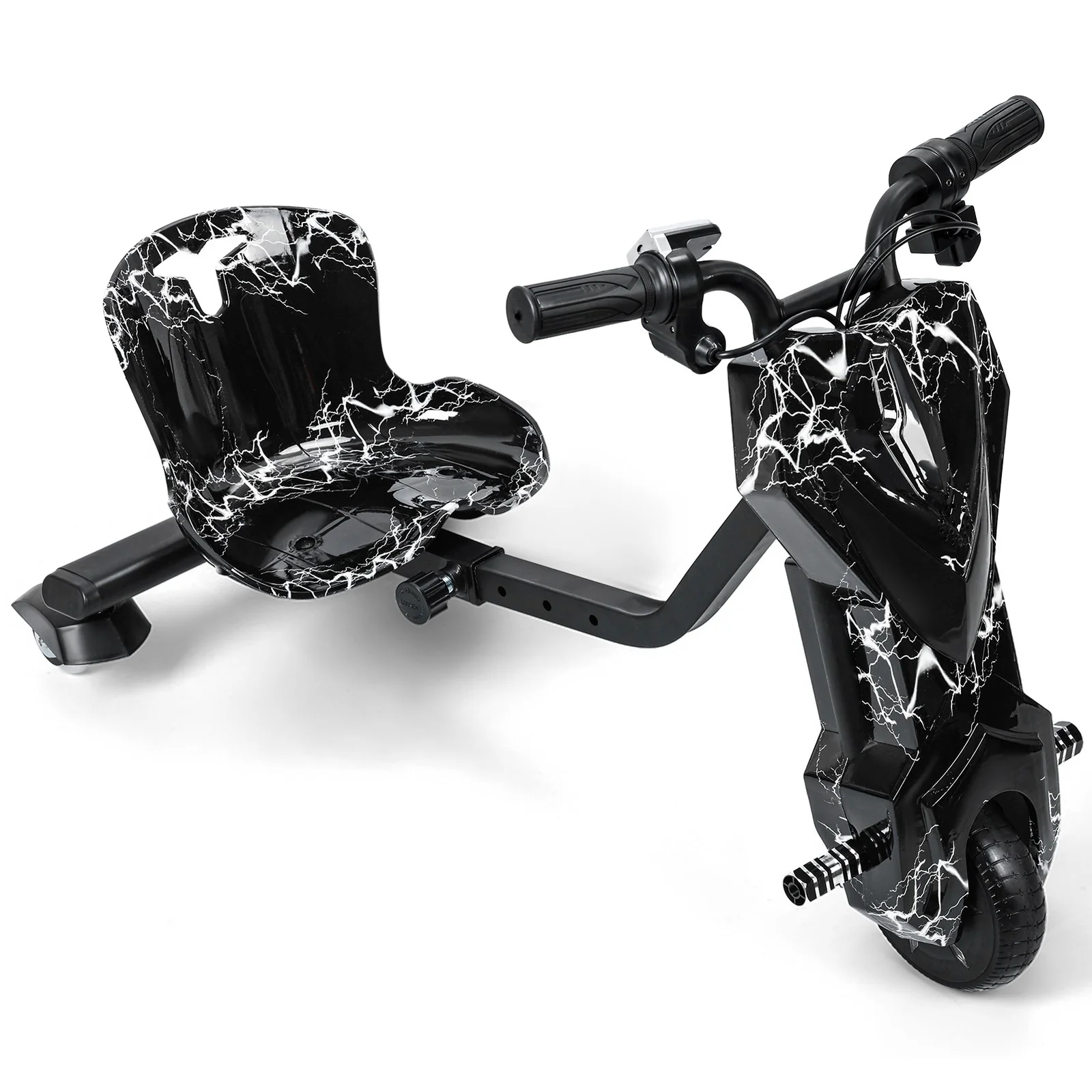 Drift Trike Ride-On Tricycle with Adjustable Seat for Kids Ages 8 and Up - Image 6