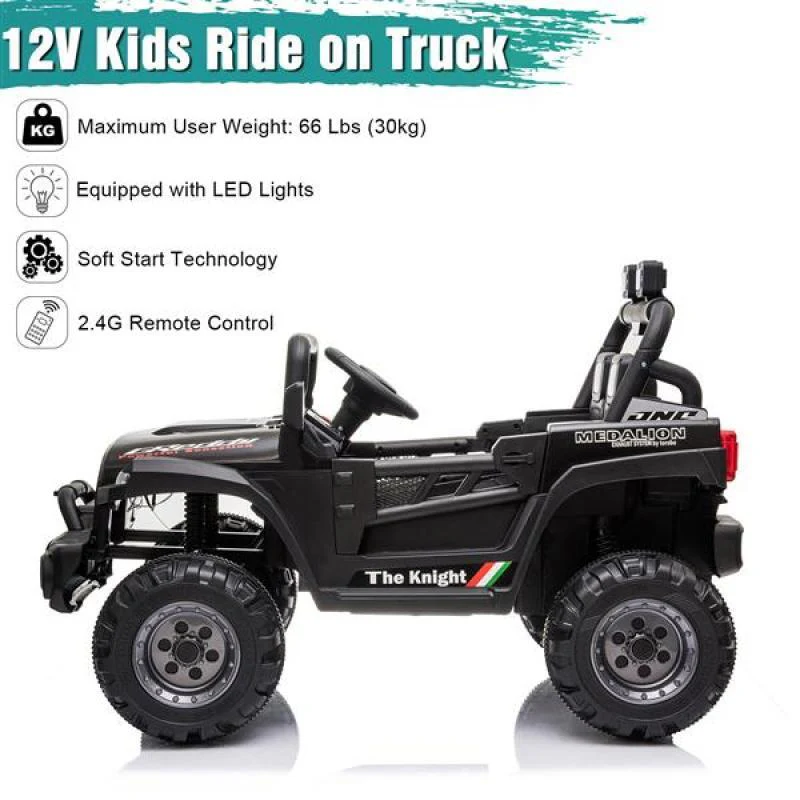 12V Dual Drive Kids Ride-On Off-Road Car with 2.4G Remote Control - Image 3