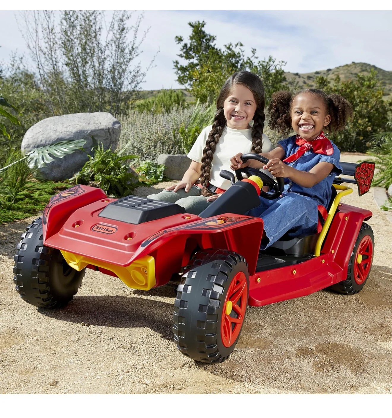 12V Powered Dune Buggy Ride-On with Portable Rechargeable Battery - Image 5
