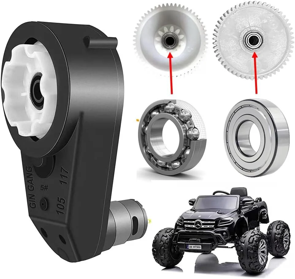 12V 40000RPM Durable Gearbox Motor for Kids Electric Ride-On Cars - Image 3
