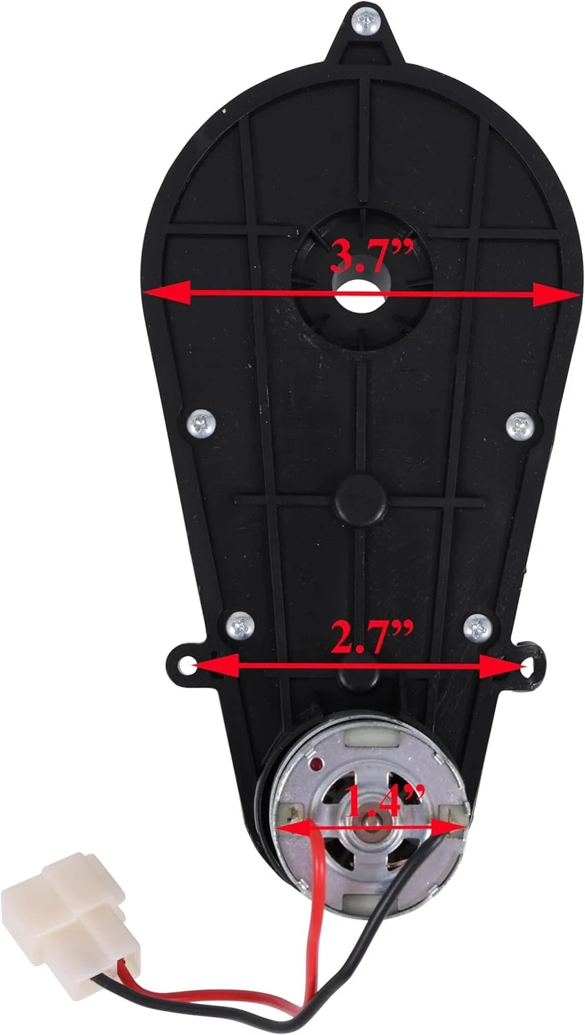 Durable 2-Piece Kids Electric Car Gearbox with Quick-Change Motor Installation - Image 9