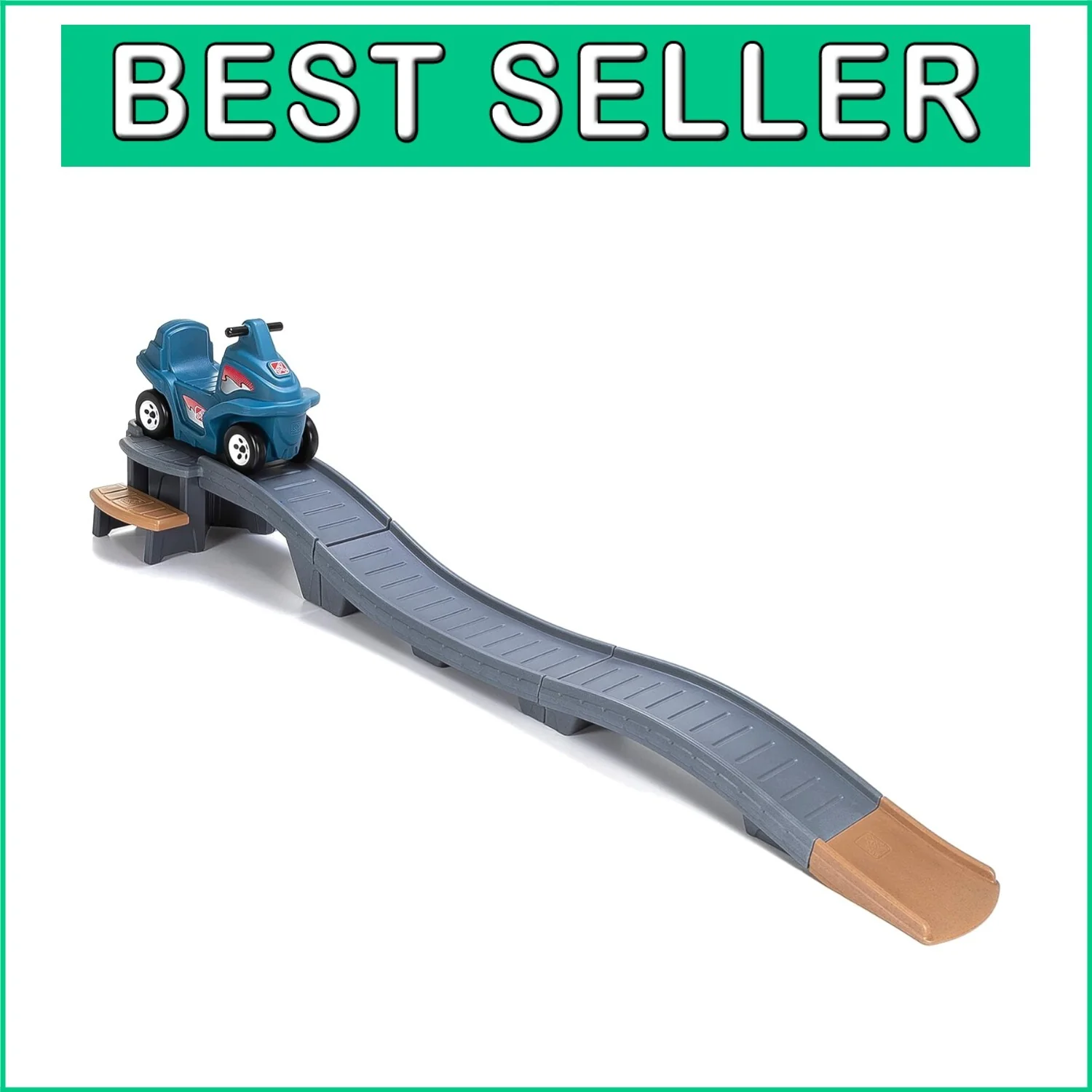Durable Up-and-Down Roller Coaster Ride-On Toy for Kids, Indoor and Outdoor Play - Image 10