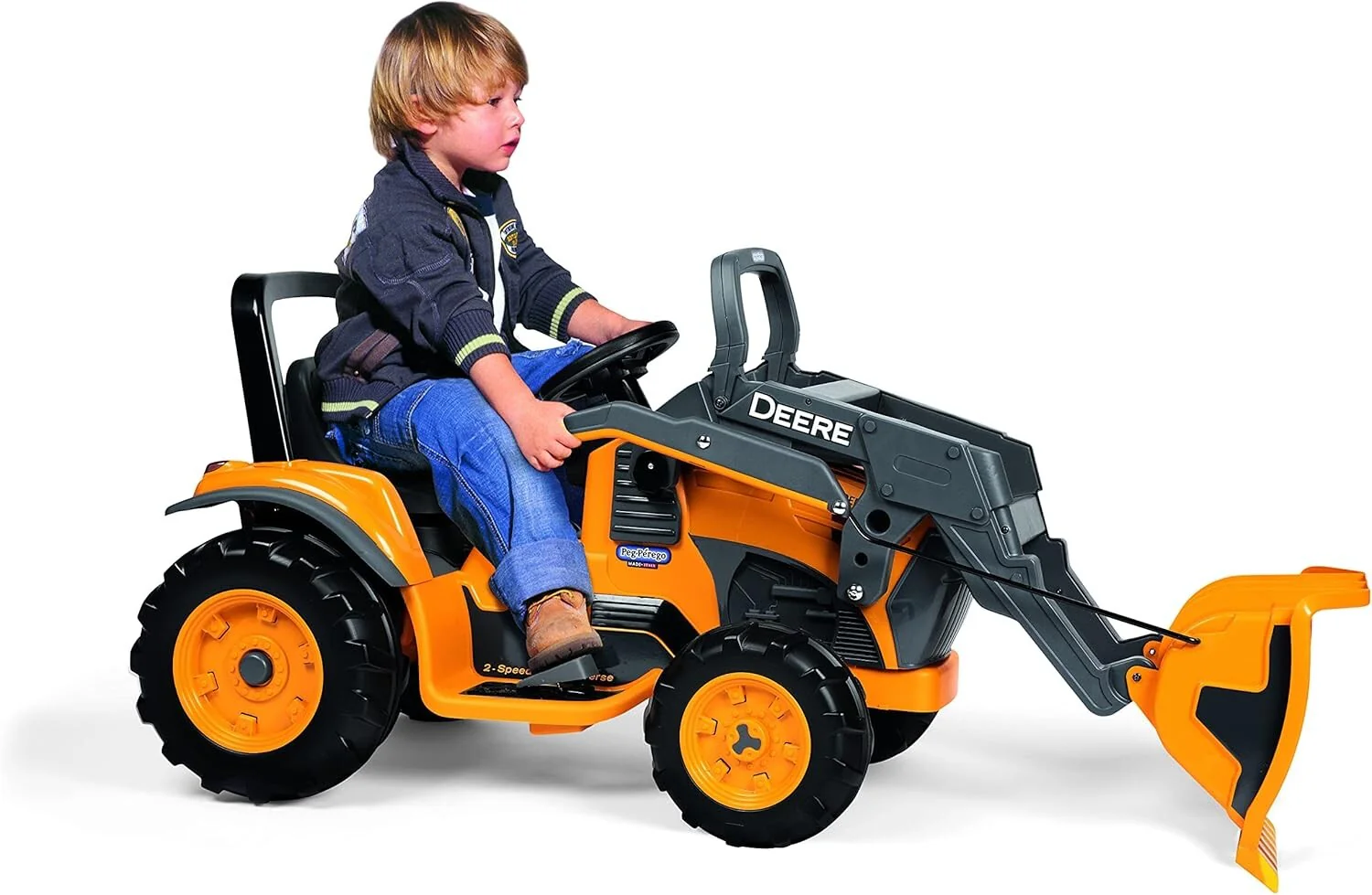 Heavy-Duty Black Wheel Set for John Deere Ground Loader Tractors - Image 7