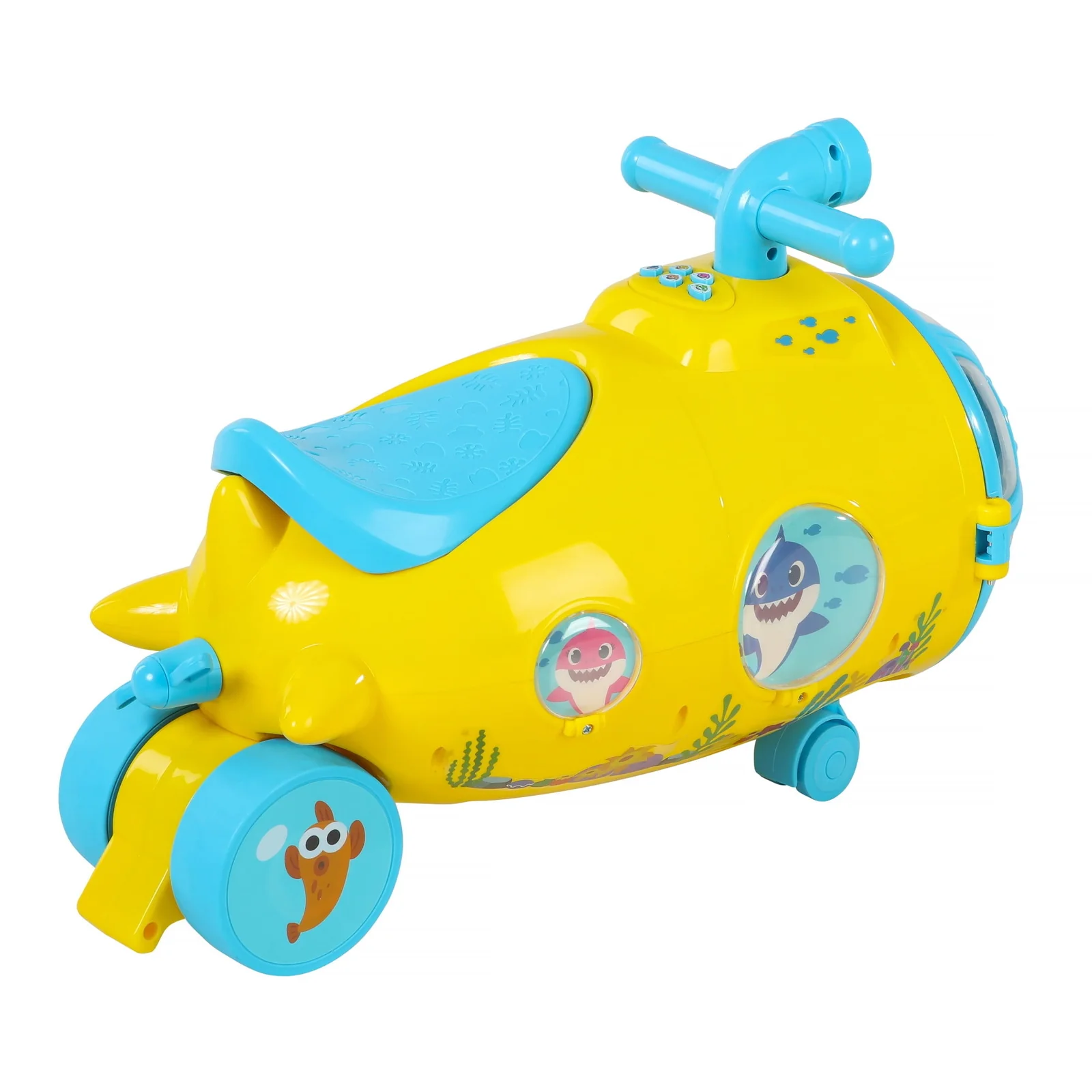 Baby Shark Ride-On Submarine Toy for Kids Ages 1.5 to 3 Years - Image 3