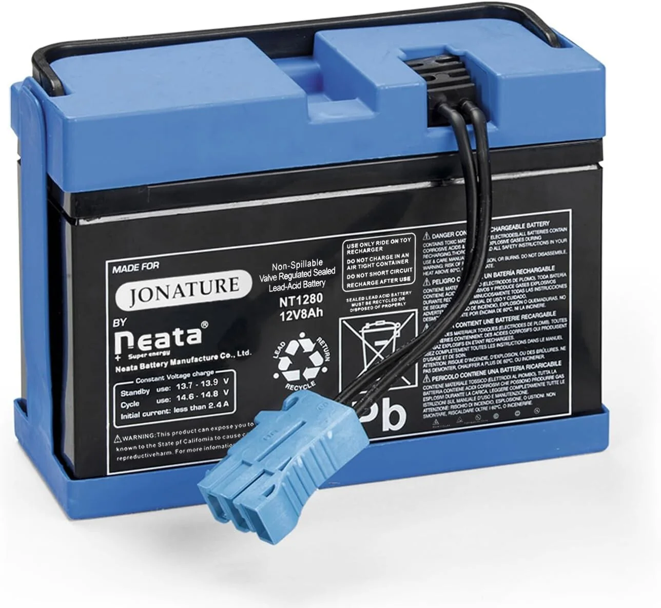 12V 8AH Replacement Battery Compatible with Peg Perego Easy Install - Image 2