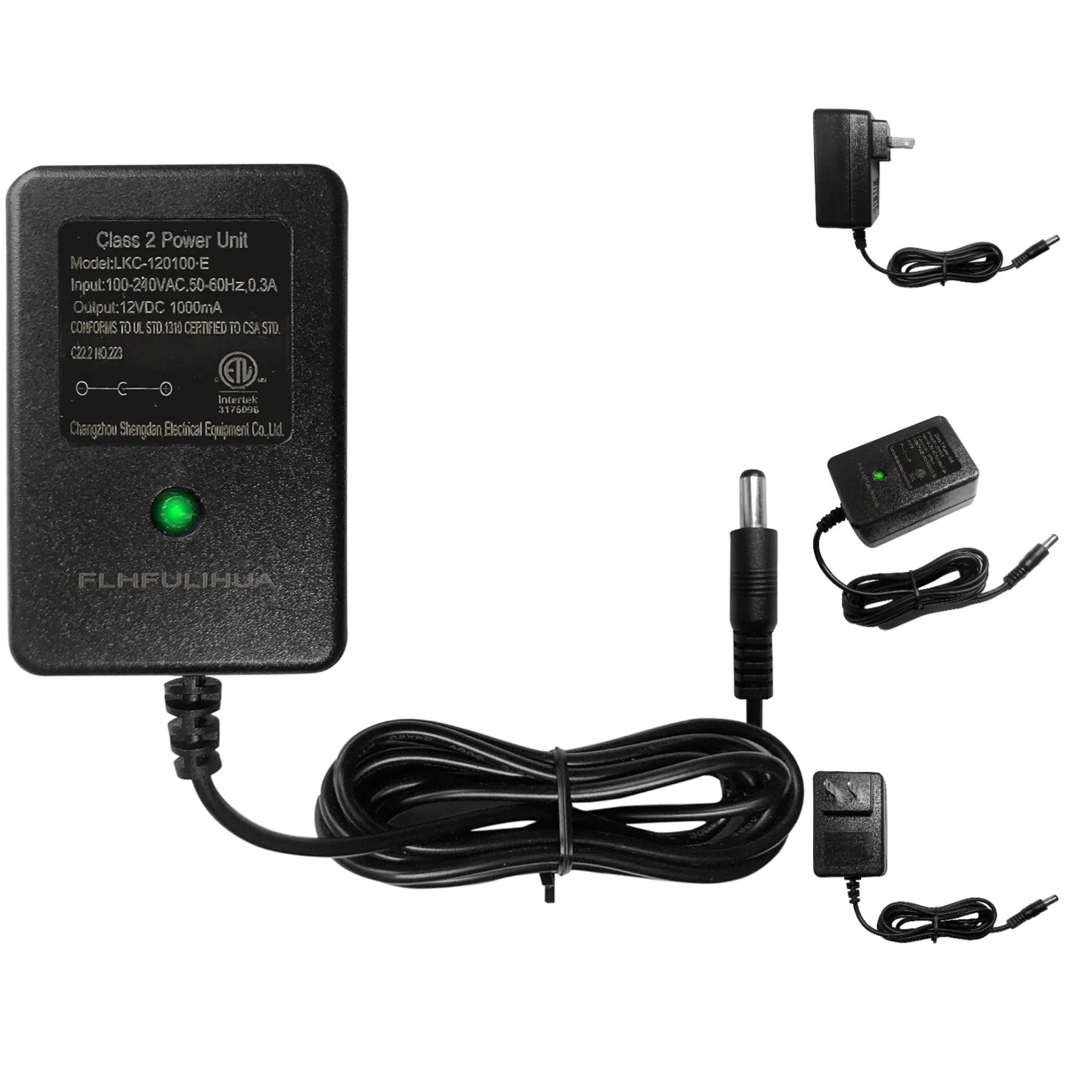 Compact 12V Battery Charger with LED Indicator and 1-Year Warranty