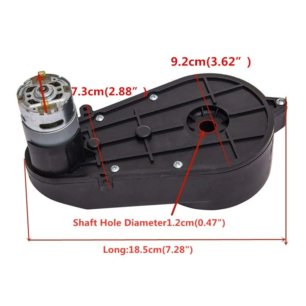 12V Motor Gearbox for Kids Ride-On Cars with Easy Installation and 40000 RPM - Image 5