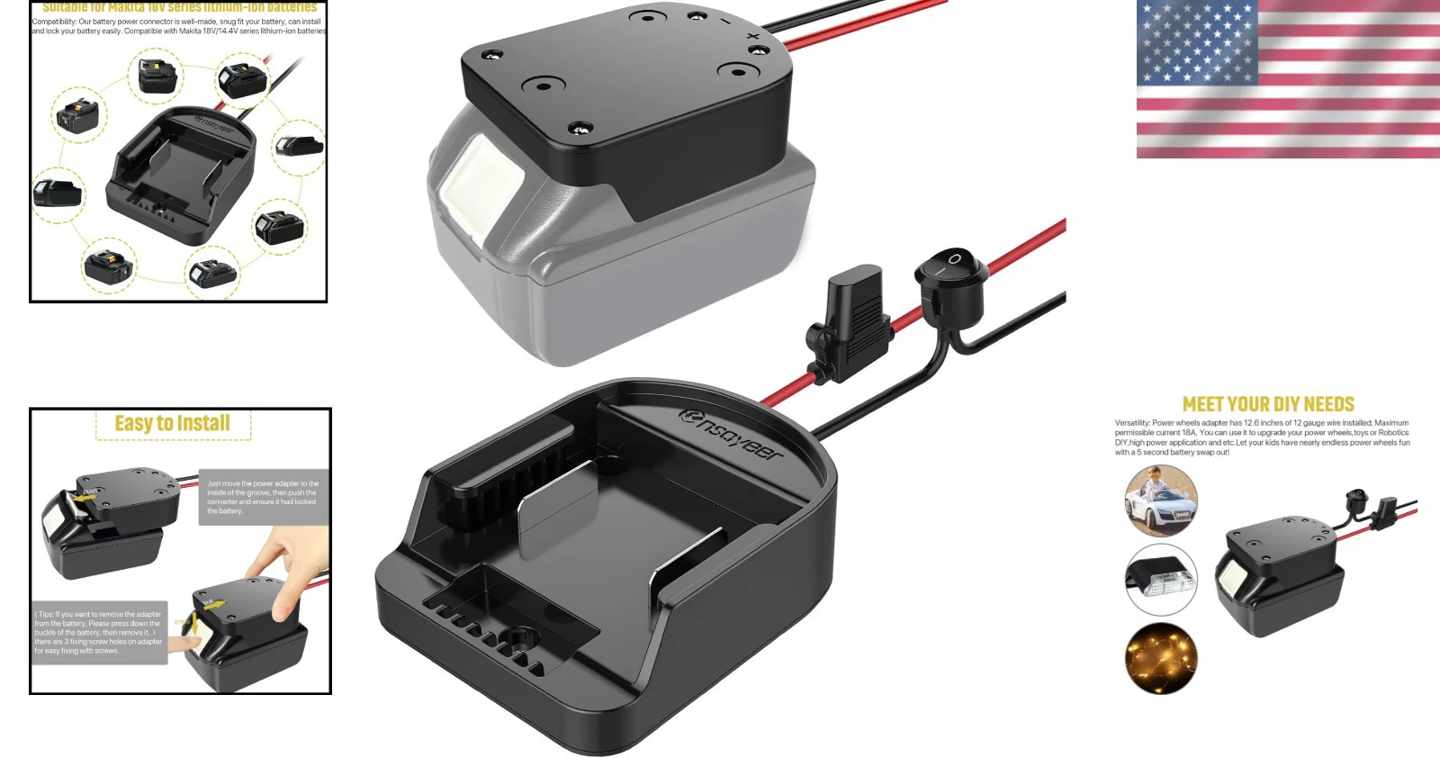 Effortless Power Supply Adapter for RC Machines and High-Power Applications - Image 2