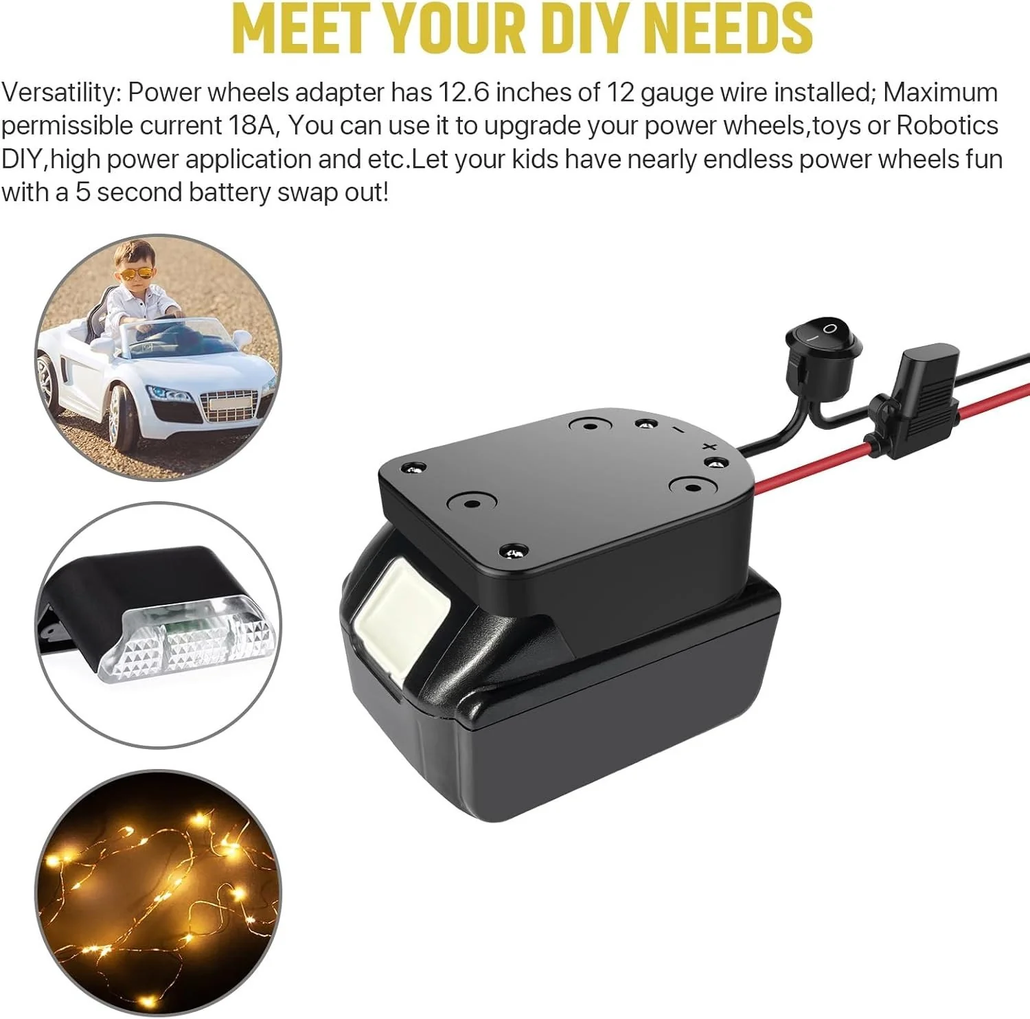 Effortless Power Supply Adapter for RC Machines and High-Power Applications - Image 4
