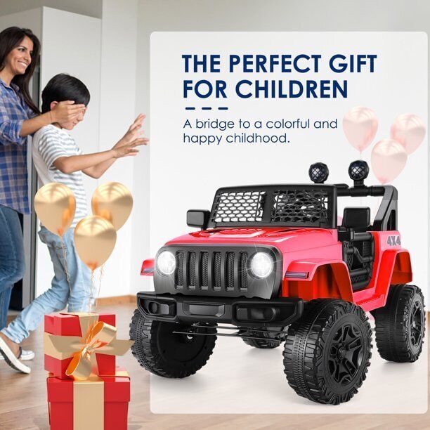12V Electric Kids Ride-On Car Toy with Battery, USB, LED Lights, MP3, and Remote Control - Image 17