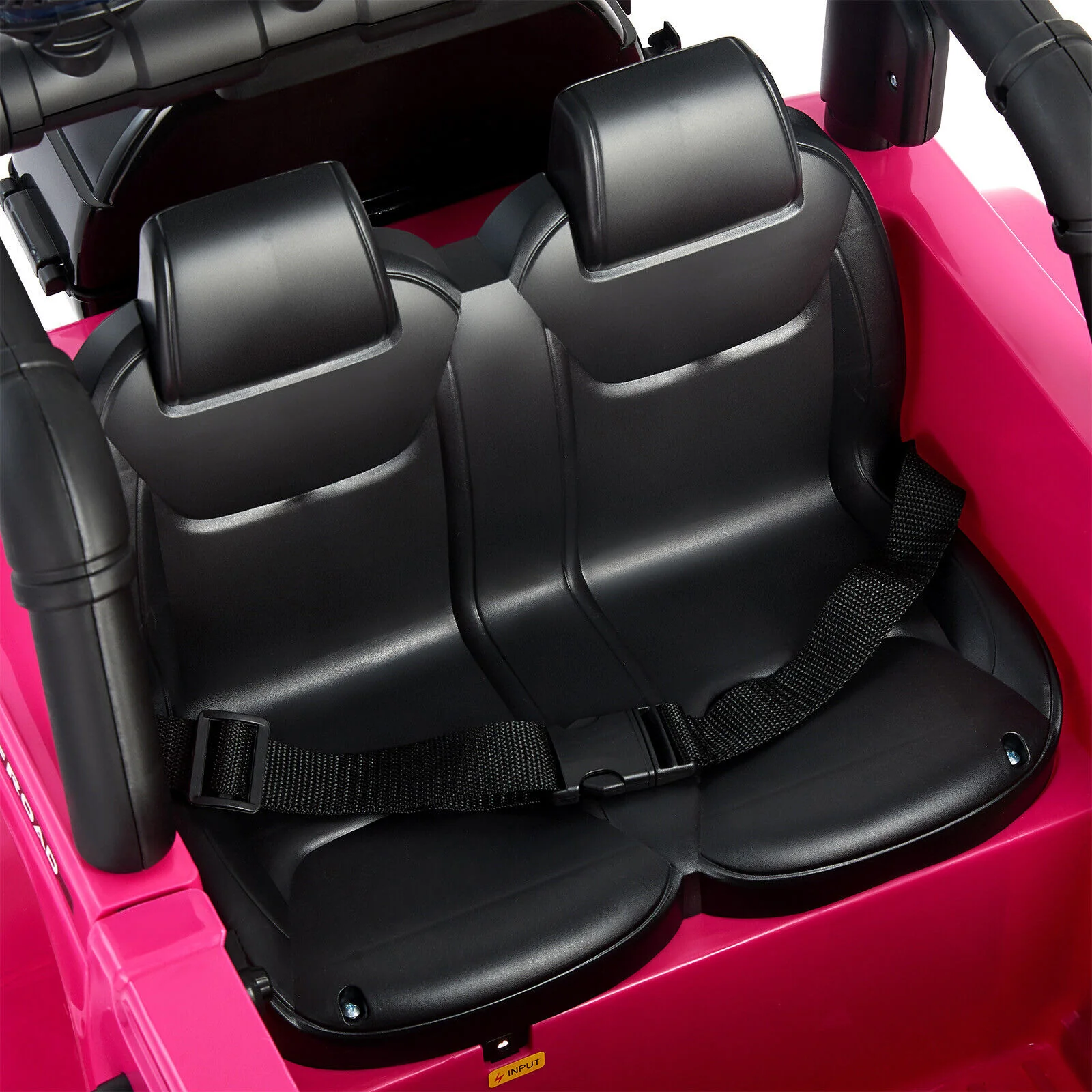 Electric 12V Pink Kids Ride On Jeep with USB, LED, Bluetooth, and RC Control - Image 12