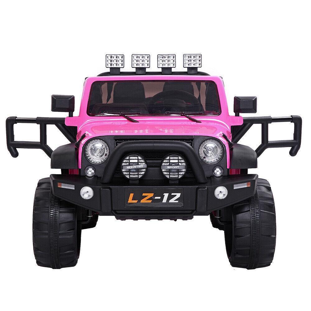 Electric 12V Ride-On Toy Car for Kids with Remote Control - 3 Speeds, Pink - Image 5