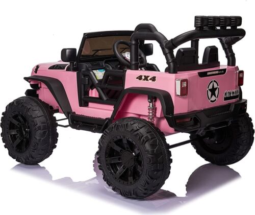 Electric 2-Seater Jeep for Kids with 400W Motor, LED Lights, and 24V Battery - Image 2